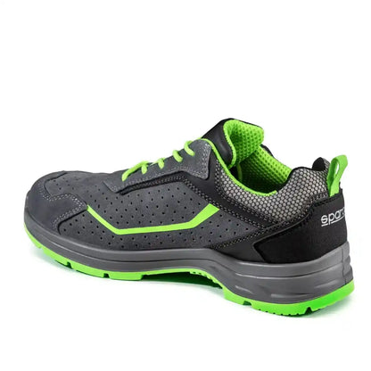 Scarpe Antinfortunistiche Felix grigie nere e con lacci verdi