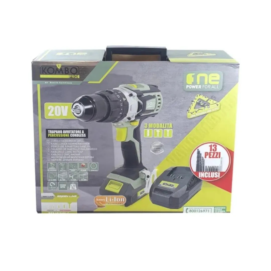 Trapano Avvitatore A Percussione Cordless