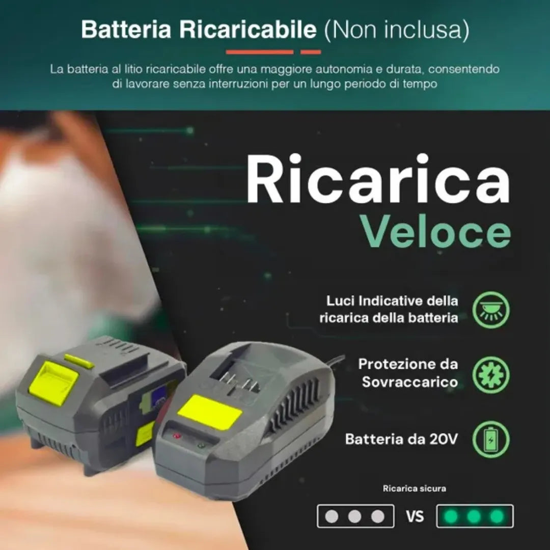 Trapano Avvitatore A Percussione Cordless