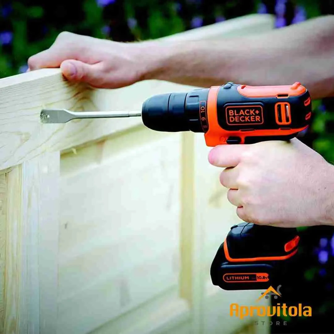 Trapano Avvitatore 10,8V litio | BLACK+DECKER