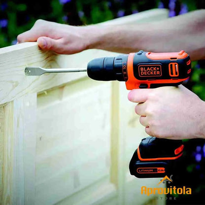 Trapano Avvitatore 10,8V litio | BLACK+DECKER