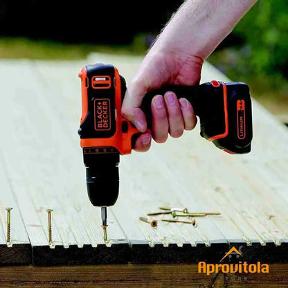 Trapano Avvitatore 10,8V litio | BLACK+DECKER
