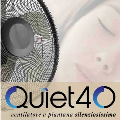 Ventilatore a Piantana Quiet 40 con telecomando