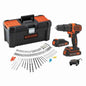 Kit Trapano Avvitatore 12VP litio | BLACK+DECKER