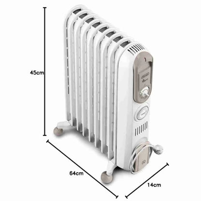 Radiatore ad olio 9 elementi V550918TWB | DELONGHI