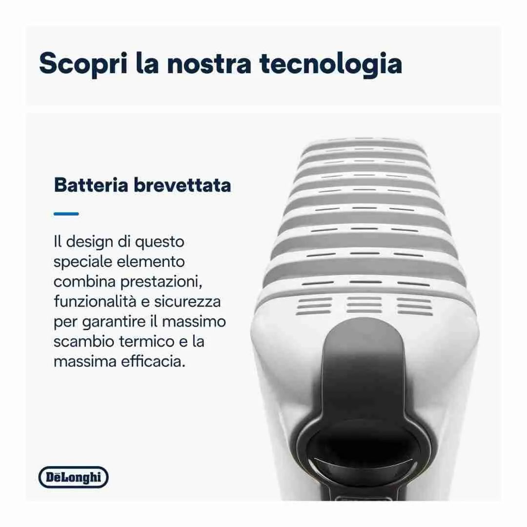 Radiatore ad olio 9 elementi TRRS1225 | DELONGHI