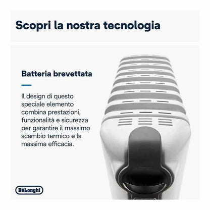 Radiatore ad olio 9 elementi TRRS1225 | DELONGHI
