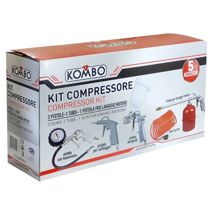 KIT 5 Accessori Compressore KOMBO