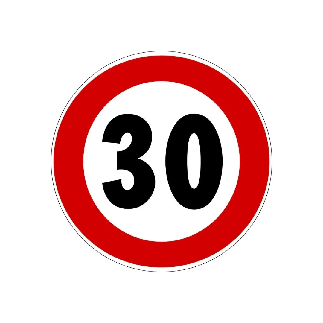 Segnale ‘Limite Massimo Di Velocita” Fig. 50 KmH 30