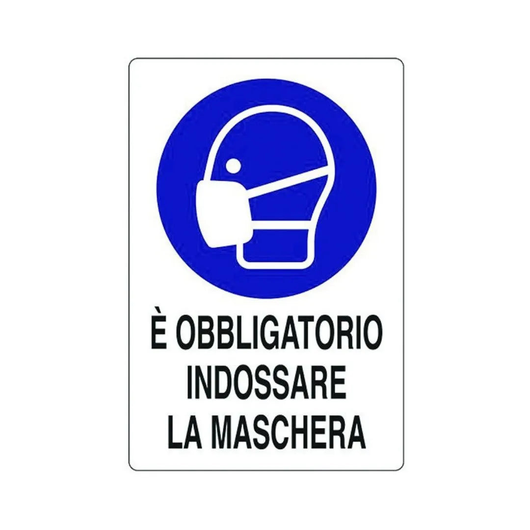 Cartello Segnaletica Usare La Mascherina