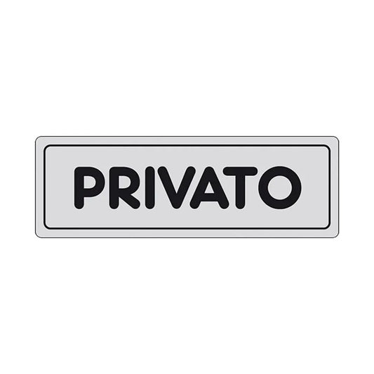 Etichetta Segnaletica Privato