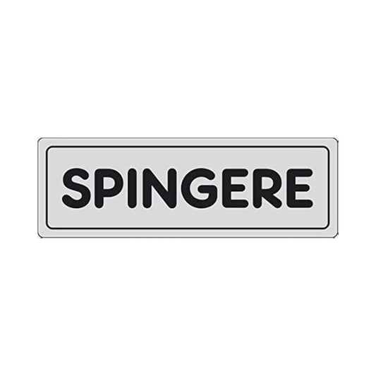 Etichetta Segnaletica Spingere
