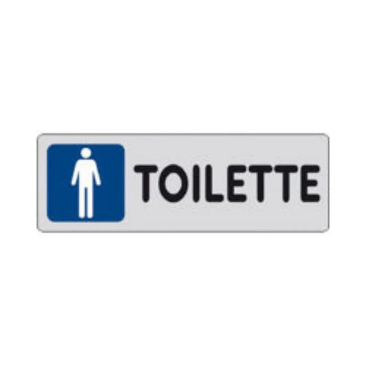 Etichetta Segnaletica Toilette Uomini