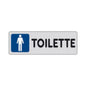 Etichetta Segnaletica Toilette Uomini