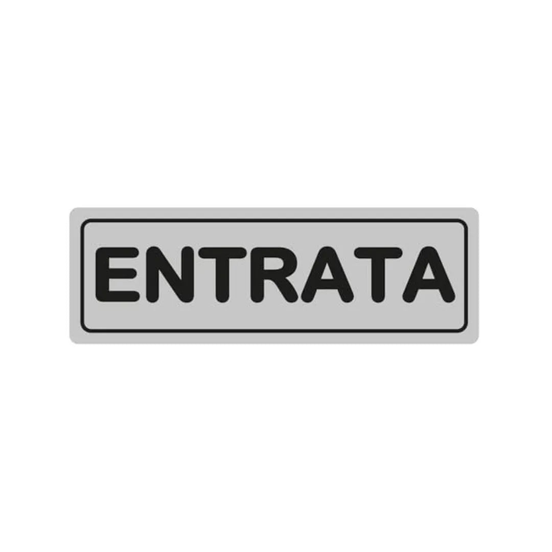 Etichetta Segnaletica Entrata