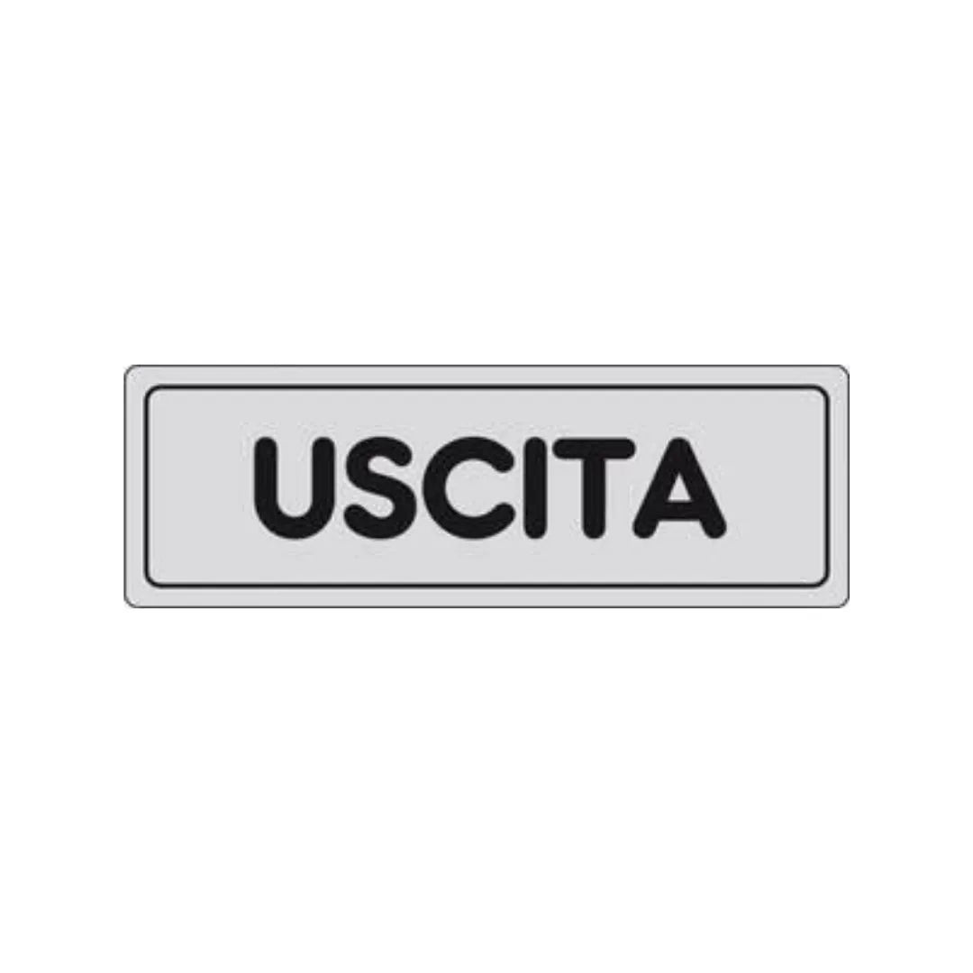 Etichetta Segnaletica Uscita