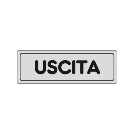 Etichetta Segnaletica Uscita