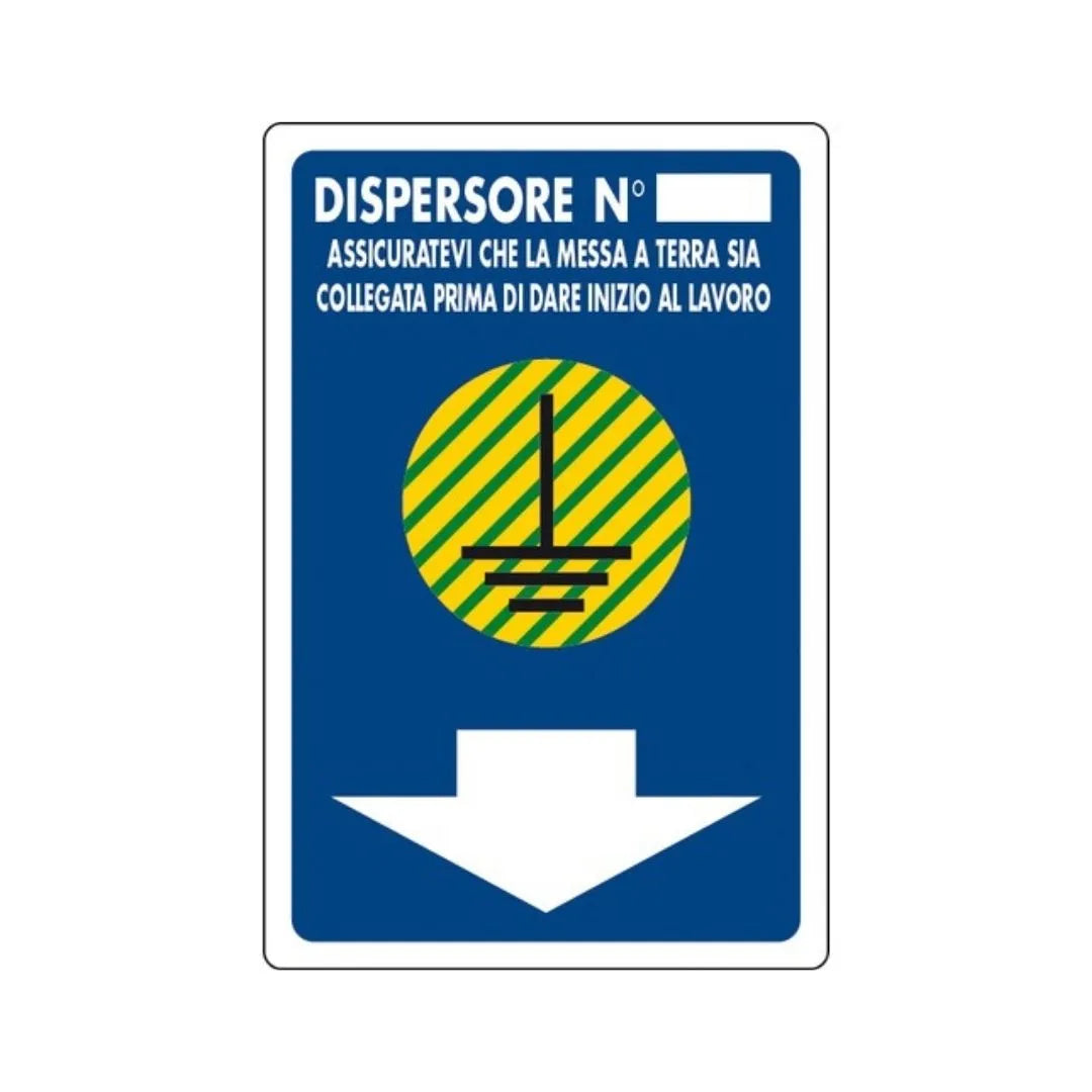 Cartello Segnaletica Dispersore N.