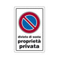 Cartello Segnaletica ‘P’ Parcheggio Riservato Ai Clienti