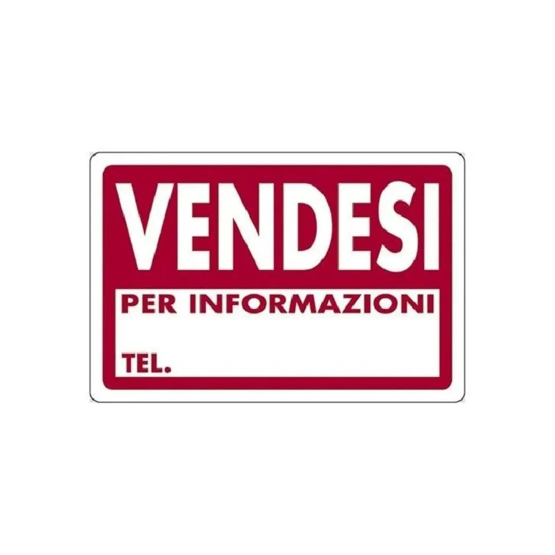 Cartello Segnaletica Vendesi Per Informazioni Telefonare