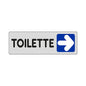Etichetta Segnaletica Toilette A Destra