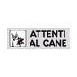 Etichetta Segnaletica Attenti Al Cane