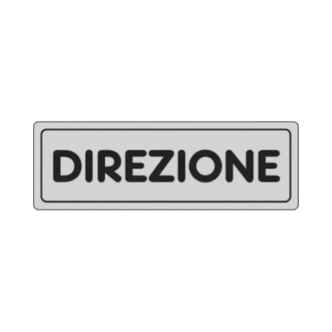 Etichetta Segnaletica Direzione