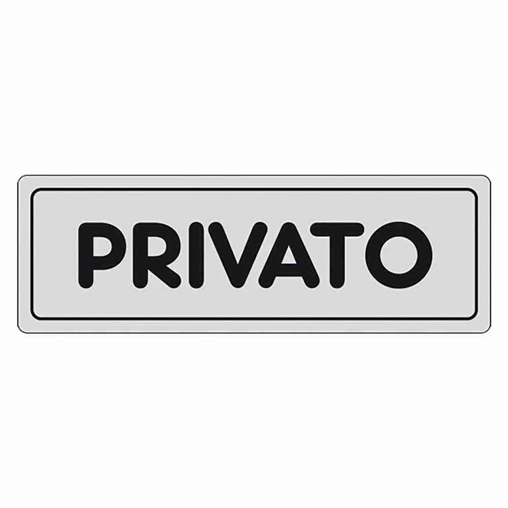 Etichetta Segnaletica Privato