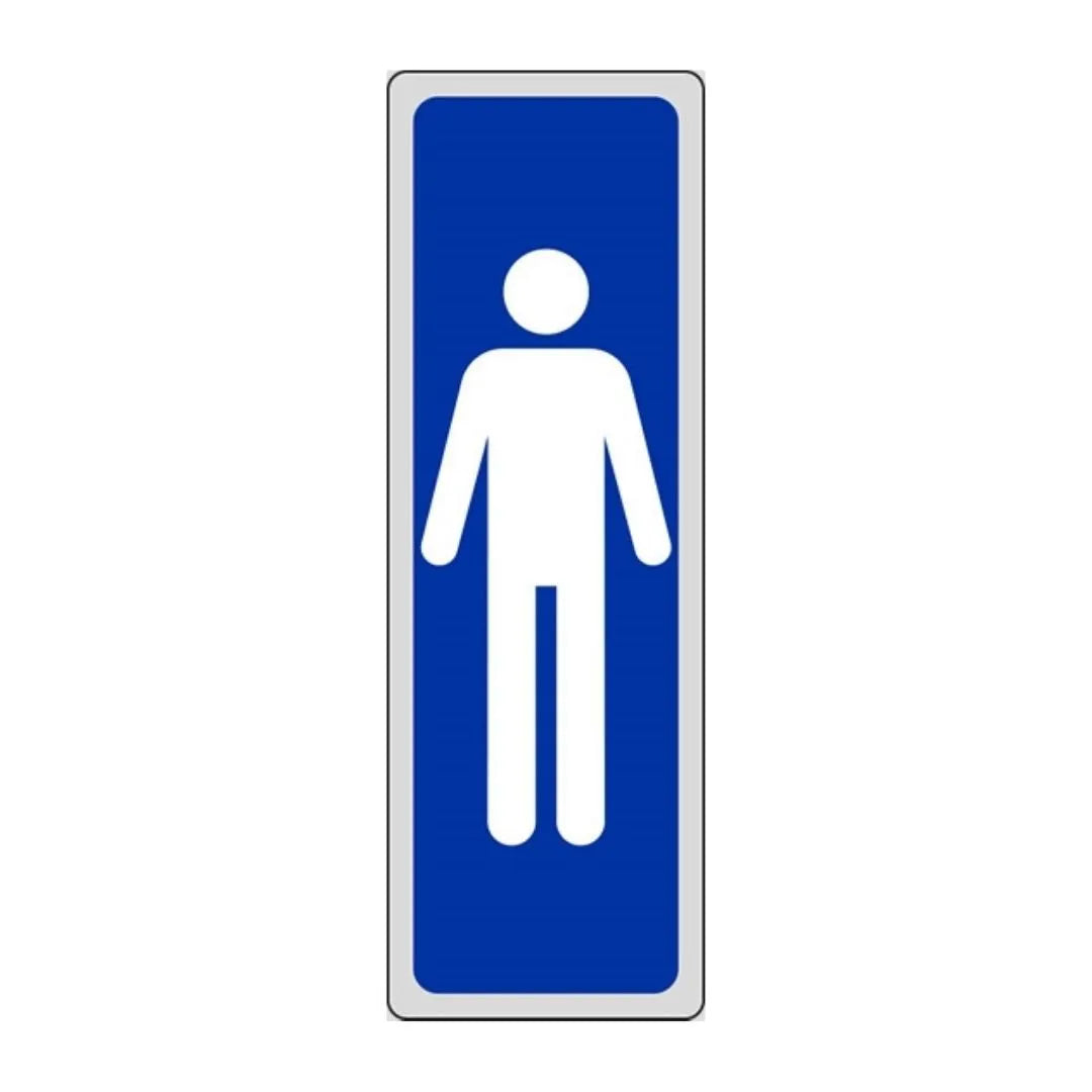 Etichetta Segnaletica Wc Uomini