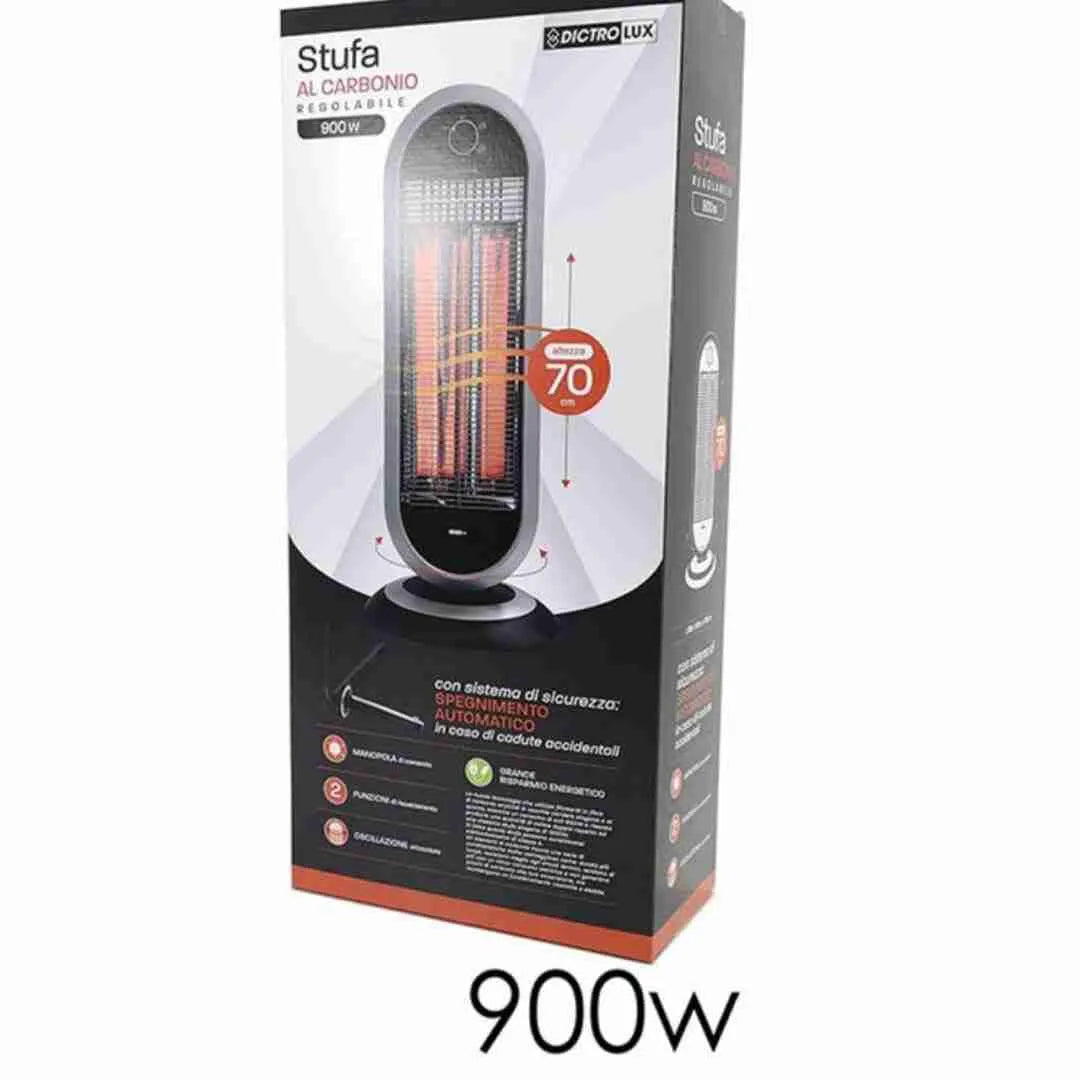 Stufa al Carbonio 900W oscillante | CAPALDO