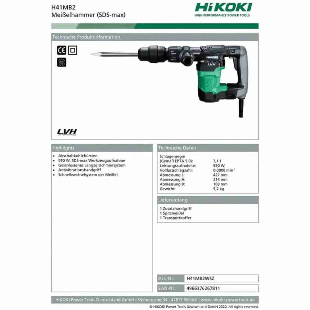 Martello demolitore 950W | HIKOKI