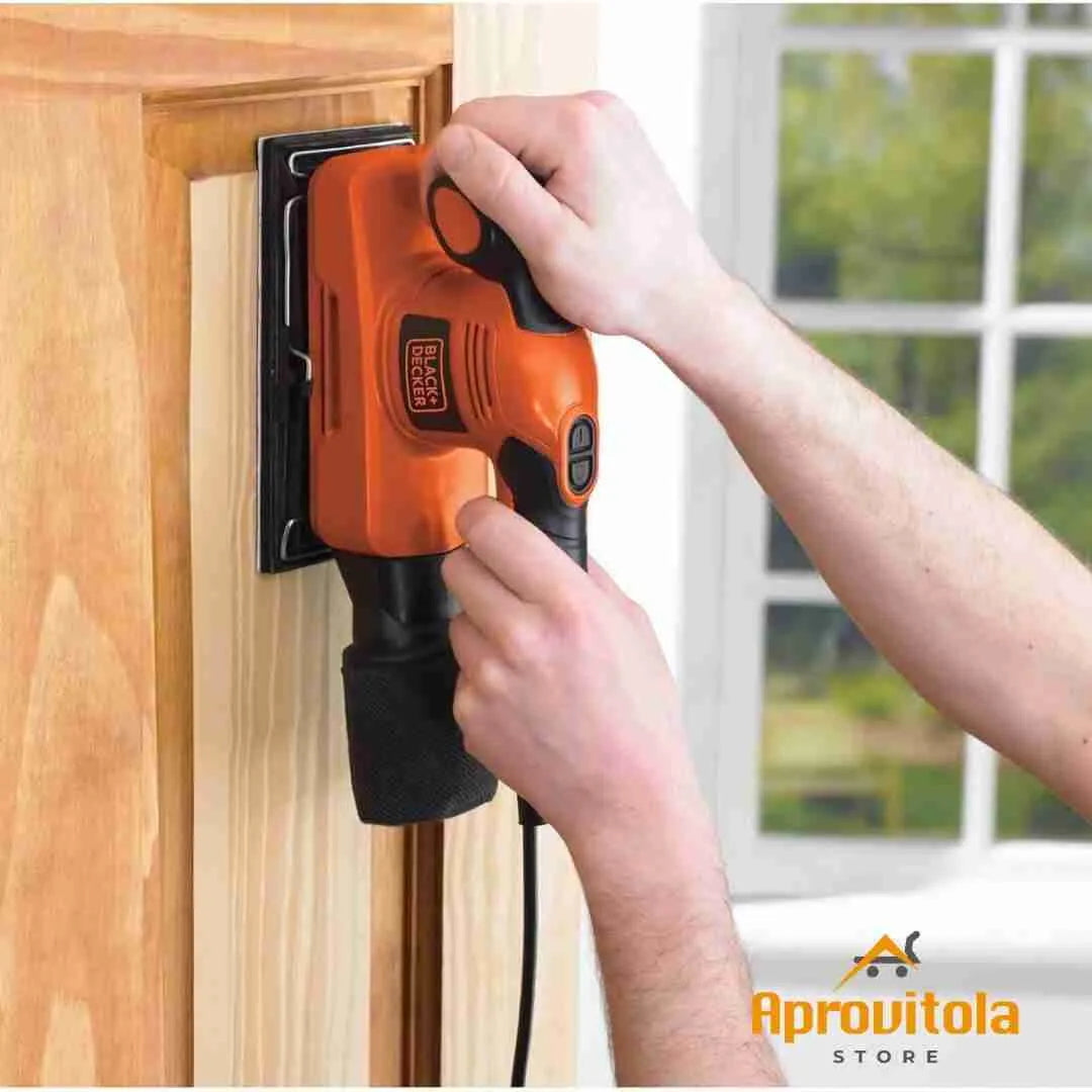 BLACK+DECKER Levigatrice orbitale 240W da 1/3 di foglio. KA320EKA-QS