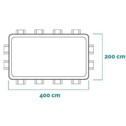 Piscina Rettangolare 400 x 200 x 122 cm