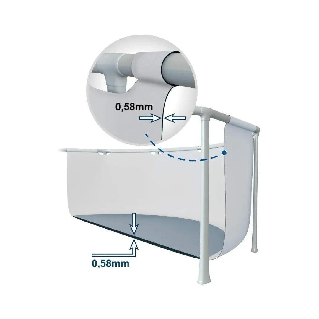 Piscina Rettangolare 400 x 200 x 122 cm
