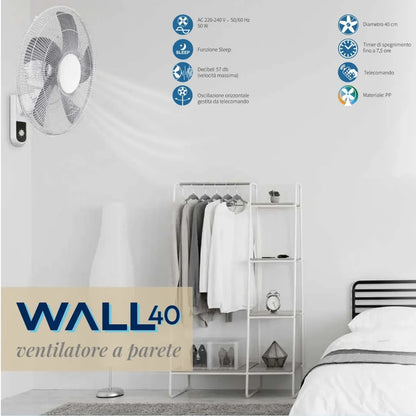 Ventilatore a parete