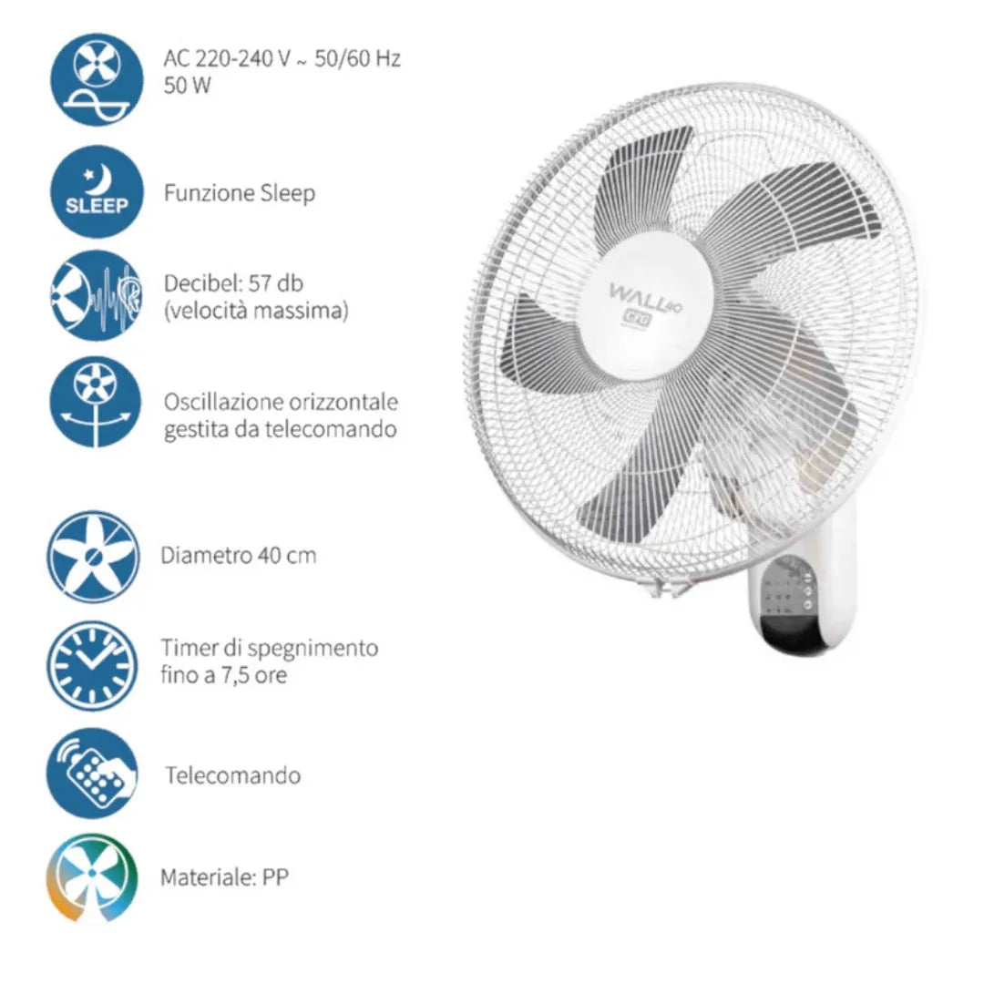 Ventilatore a parete