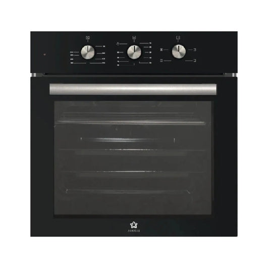 forno a incasso ventilato nero