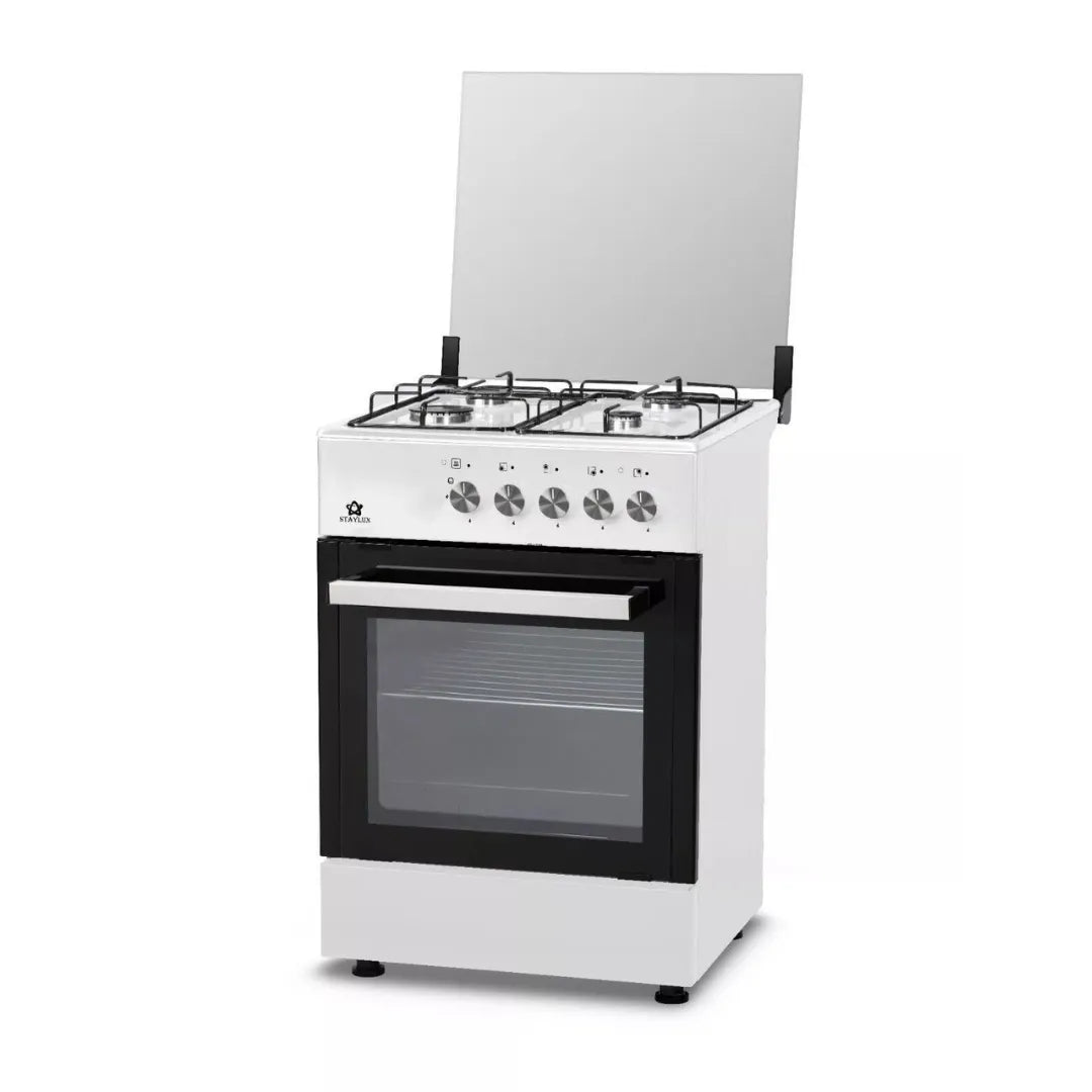 Cucina a Gas Libera Installazione 60 cm Bianco